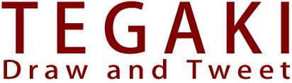 TEGAKI Draw and Tweet